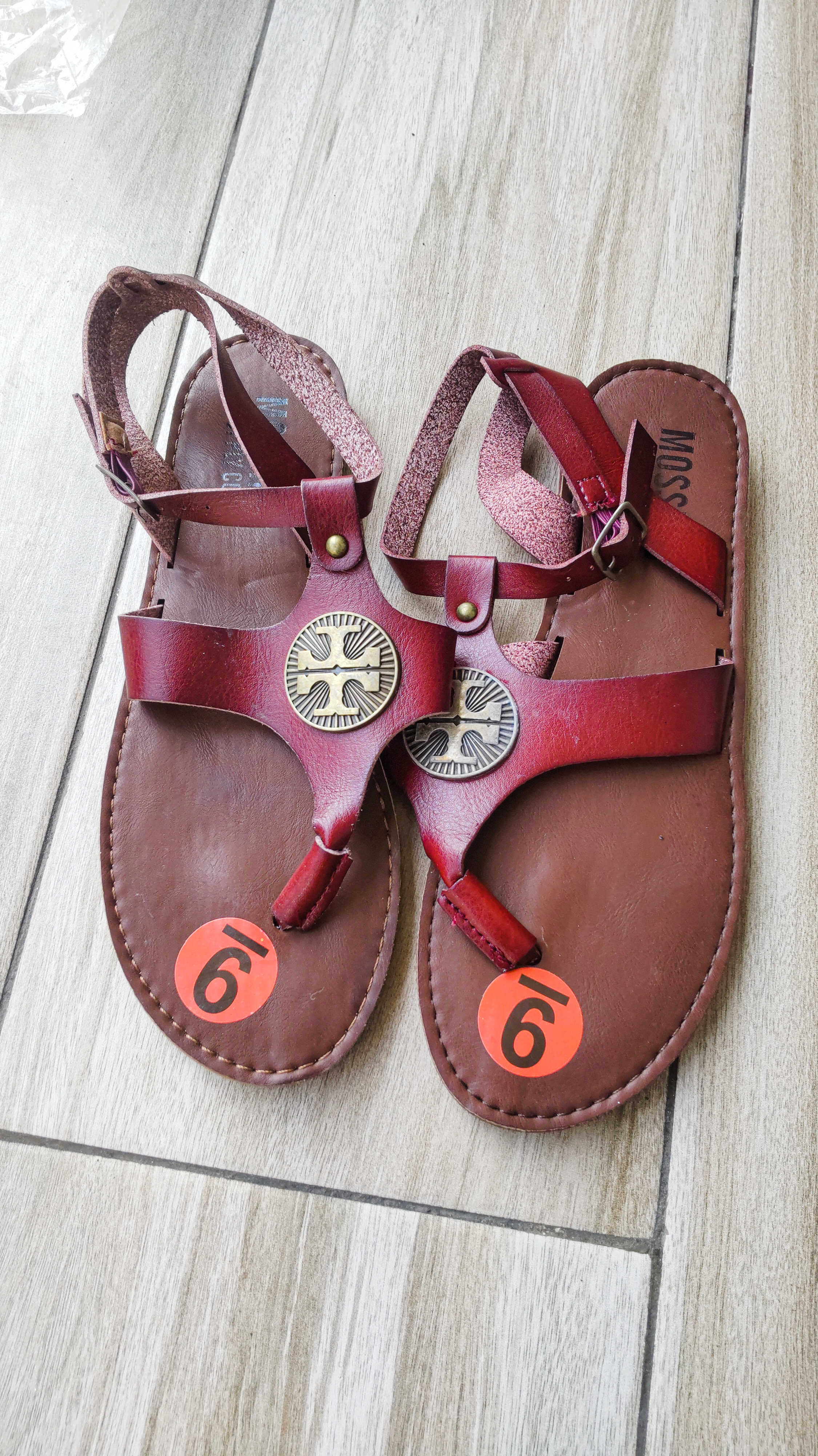 Sandale en cuir