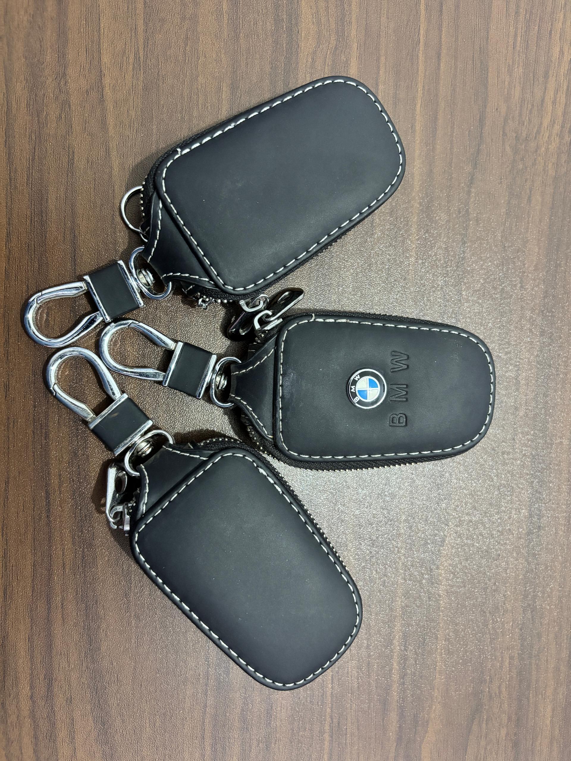 Image Etui en cuir pour Clé de voiture BMW