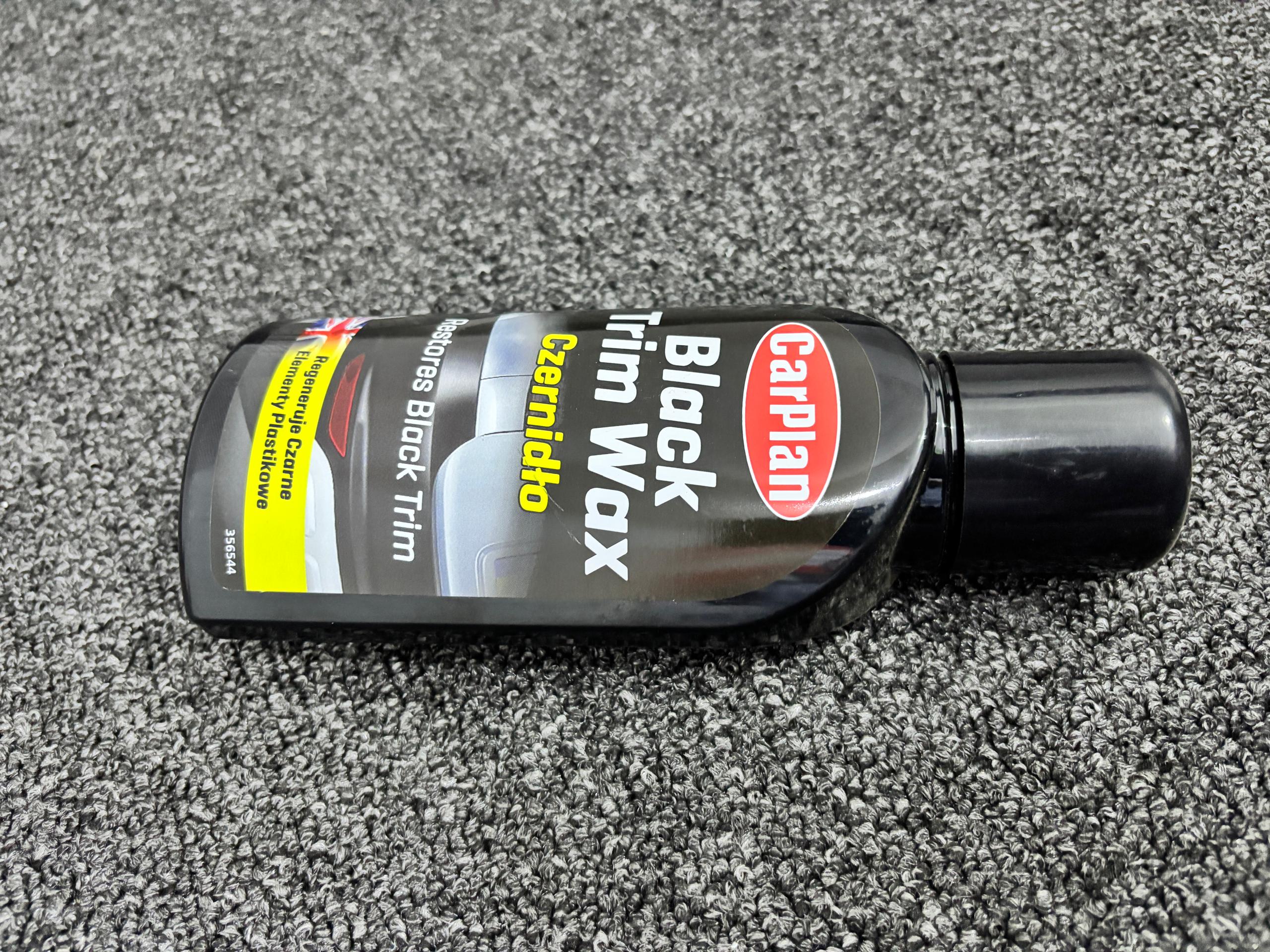 Black trim wax