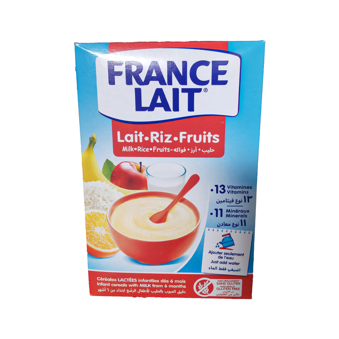 France Lait 250gm Lait-Riz-Fruit