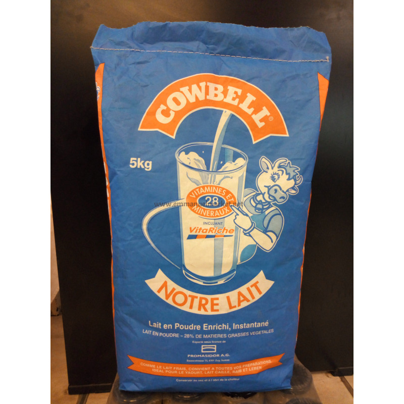 Lait en poudre Cowbell 5kg