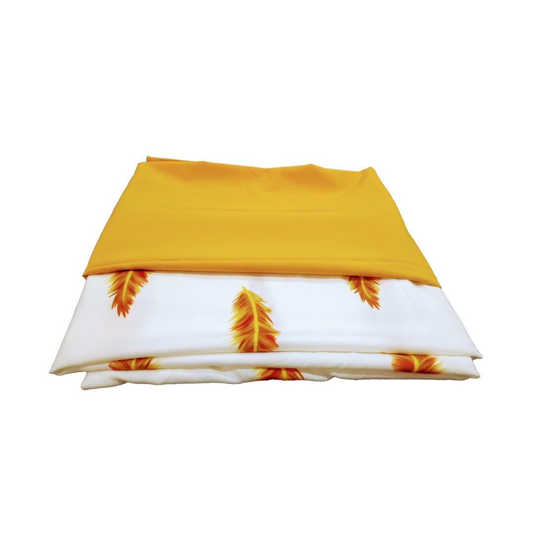 Tissu en soie à deux temps 