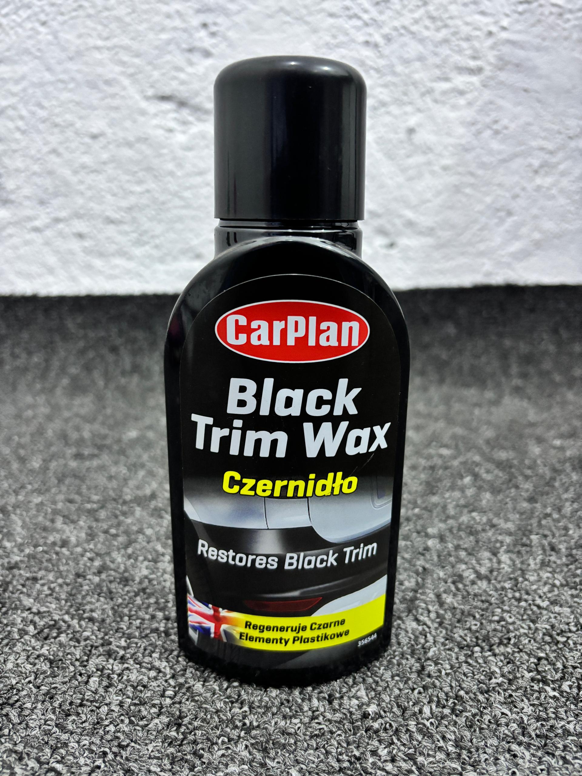 Black trim wax