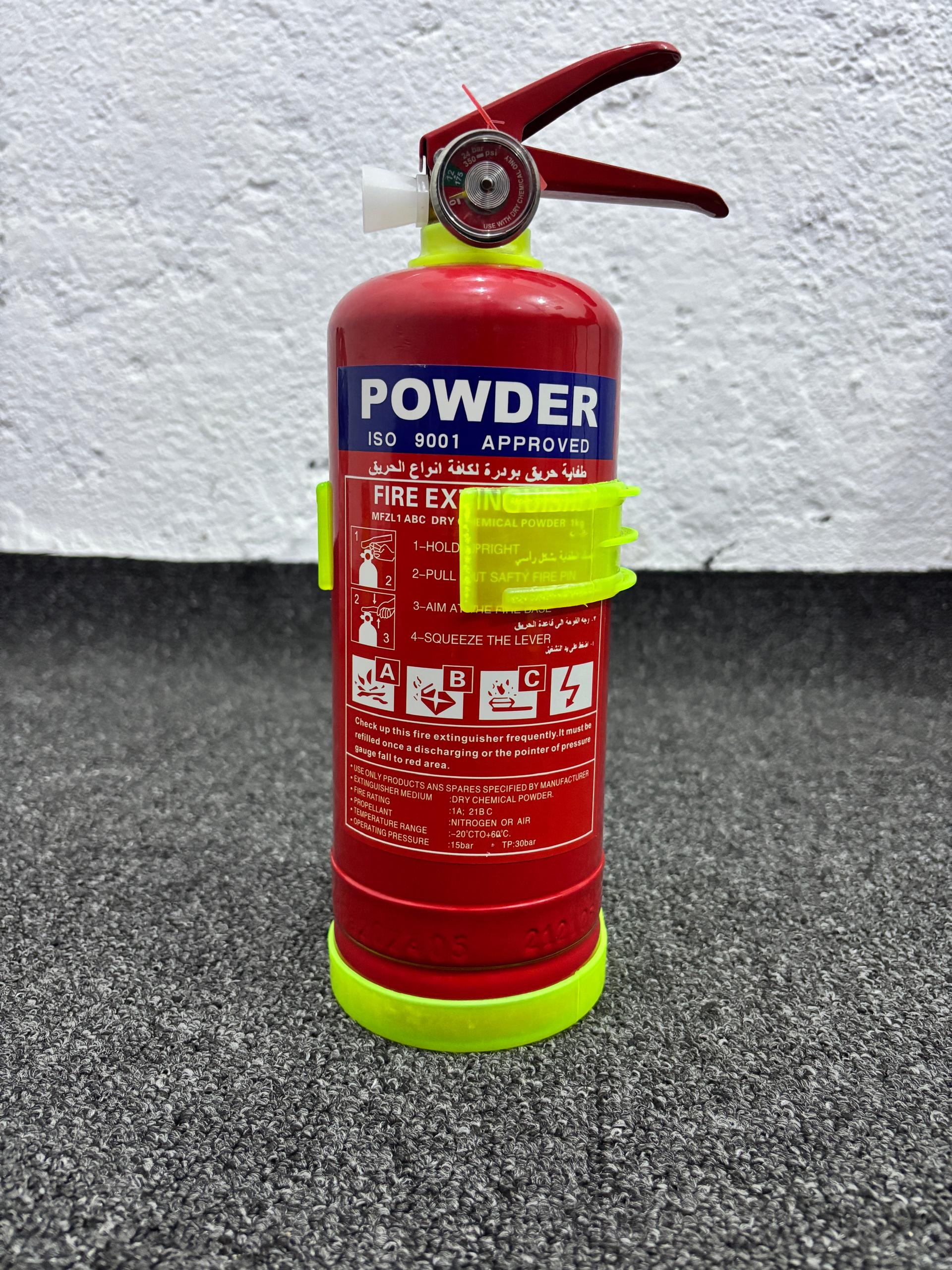 Extincteur à poudre chimique sèche ABC 