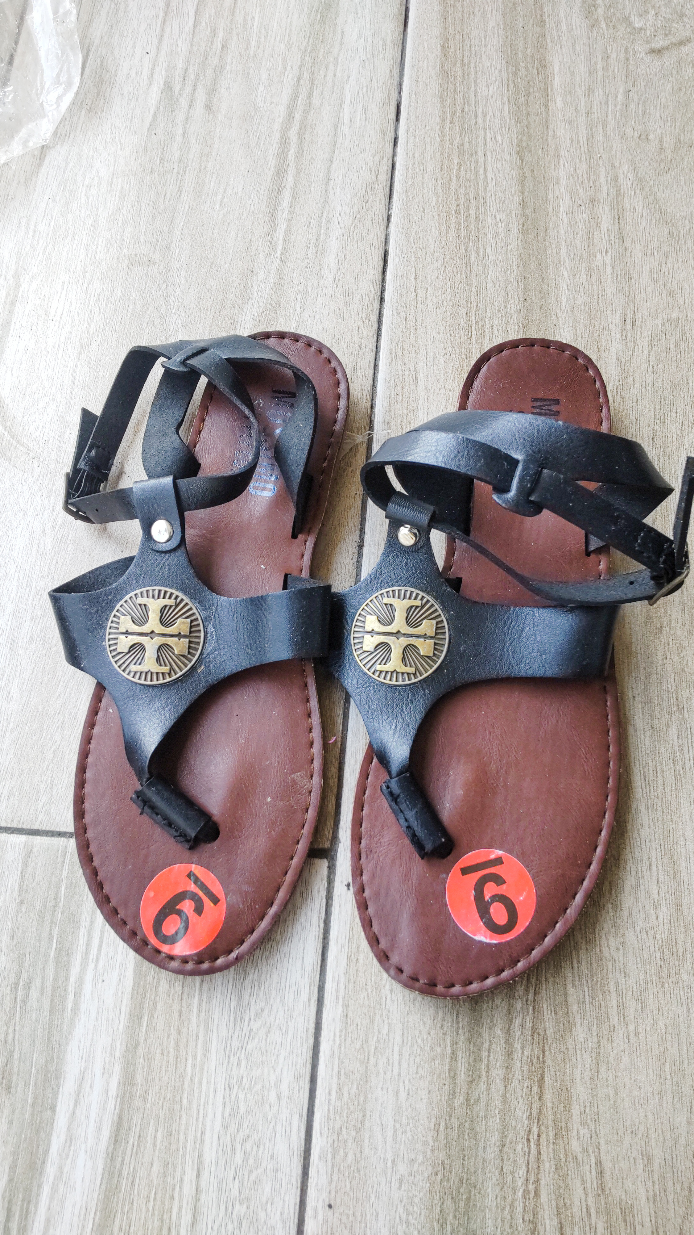 Sandale en cuir
